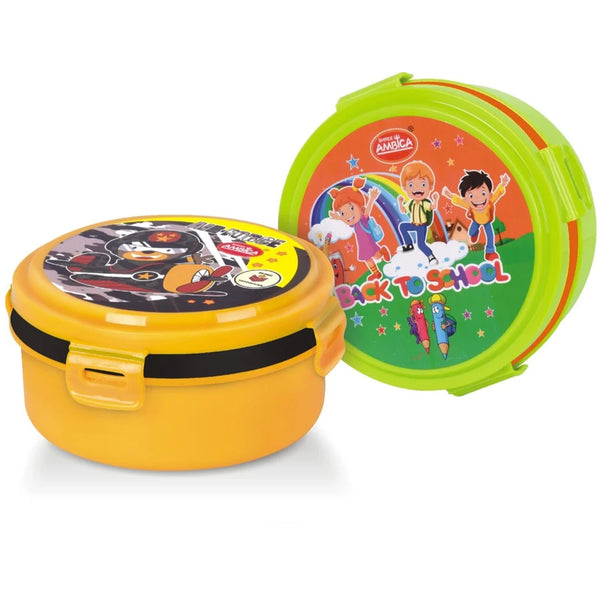 3830 Cartoon Printed Plastic Lunch Box