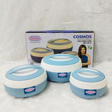 AM6180 Asian Cosmos Insulated Casserole Set of 3 (600ml + 1000ml + 1500ml)