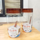 AM5800 Royal Eliza Transparrent Container Jar Set of 2 - 2500 ml