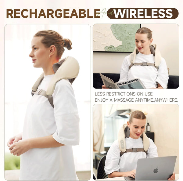 13809 Neck Massager for Pain Relief Deep Tissue