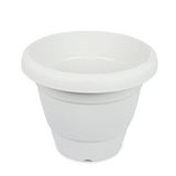 AM5614 Alpha Delux Premium Plastic Planter Round Pot (8 Inch) - Plant Pot Set for Home Garden and Nursery