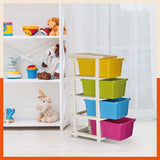 0768 Multipurpose Modular Drawer Organizer Storage Box - 4 Layers