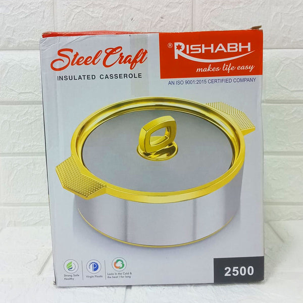 Di0271 Rishabh Steel Craft 2500 Insulated Casserole