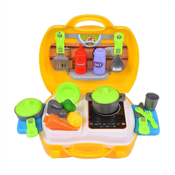 3187 Pretend Play Kitchen Cooking Set for Kids - Set of 26 Pcs