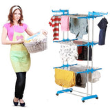 AM5609 NPDP Modular 3 Layer Clothes Stand - Case Steel Dryer Rack for Indoor, Outdoor, Balcony