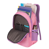 AM5555 Priority Pink and purple graphic fashion backpack - School Bag For Kids