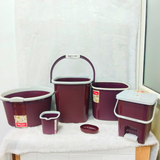 AM6225 Rishabh Super Line 6-Piece Multipurpose Bathroom Set