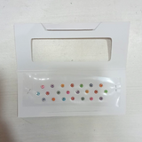AM5635 Multi Design Stone Bindi Fancy Designer Bindi - Set of 1