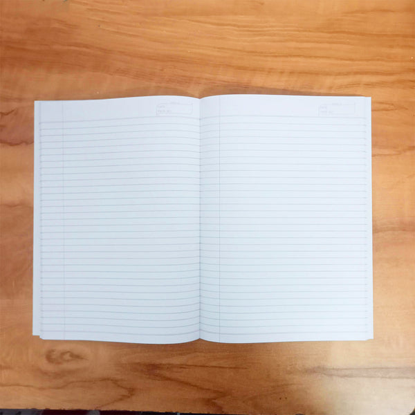AM5504 Venus Single Line Jumbo Long Printed Notebook 172 Pages, 205mmX290mm (MultiDesign, Pack of 1)