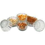 AM5964 Crystal Glass Ice Cream and Dessert Bowl - Set of 6 Pcs 150 ml