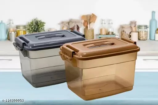 3020 Plastic Container with Side Lock Handle -5000ml (1 pcs)
