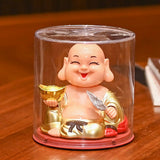 AM6243 Hand Buddha Monk Idol - Solar Powered Moving Head