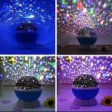 AM5046 Romantic Sky Star Master Night Light Projector Lamp with USB LED Rotation (Multi)