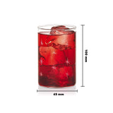 AM5169 Borosil 6 Galaxy Glasses Medium  6 pcs Set 295ml