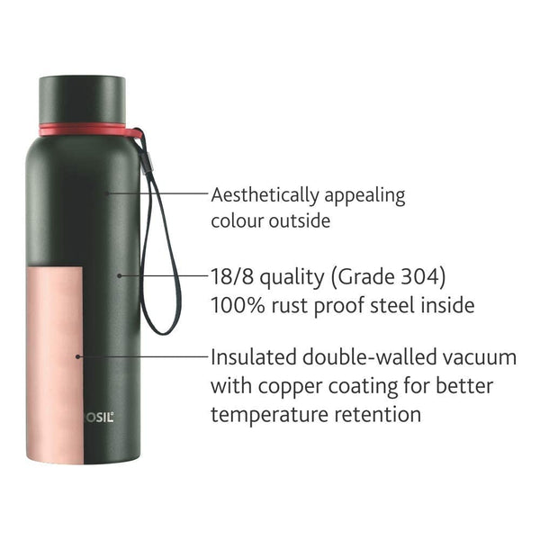 AM2983 Borosil Hydra Trek 700 ml Stainless Steel Water Bottle