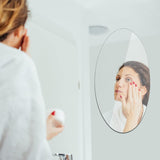 AM0091 Oval Shape Mirror Sticker For Wall 30x45cm