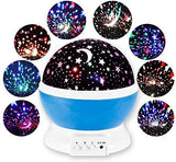 AM5046 Romantic Sky Star Master Night Light Projector Lamp with USB LED Rotation (Multi)