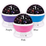 AM5046 Romantic Sky Star Master Night Light Projector Lamp with USB LED Rotation (Multi)