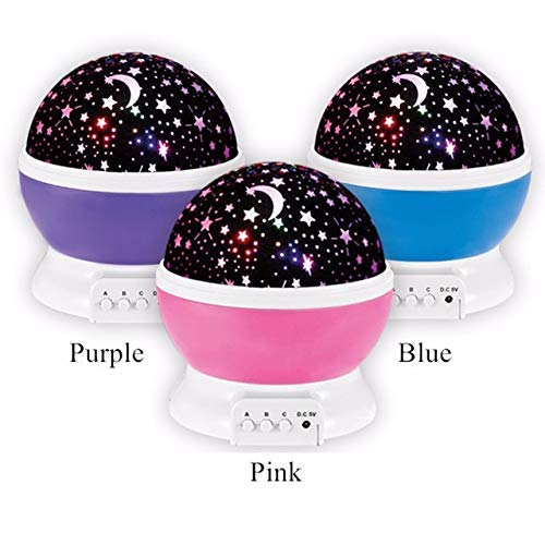 AM5046 Romantic Sky Star Master Night Light Projector Lamp with USB LED Rotation (Multi)