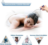 0253 Scalp Massagers, Handheld Head Massage Tingler, Scratcher for Deep Relaxation, Hair Stimulation and Stress Relief