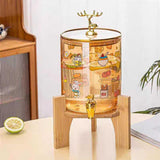 AM5390 Shine Max Glass Juice Dispenser - Gold, 3.6L