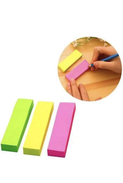 AM0433 JC  3" X 3" Multicolour Sticky Notes (Pack of 1, 100/50 Sheets per pad)