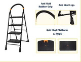 3543 Foldable 4 Step Ladder Folding Ladder for Home and Office Use Heavy Duty Performance Ladder 4 Feet