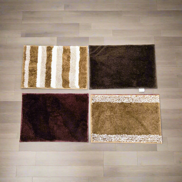 AM5466 Door Mats for Home & Bath Mat Super Soft Anti Skid Slip Water Soak Washable Multicolor 1pc 33x49 CM (13x19in)