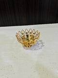 AM0359 Brass  Diamond & Lotus Style - Akhand Diya SIZE 1 BIG