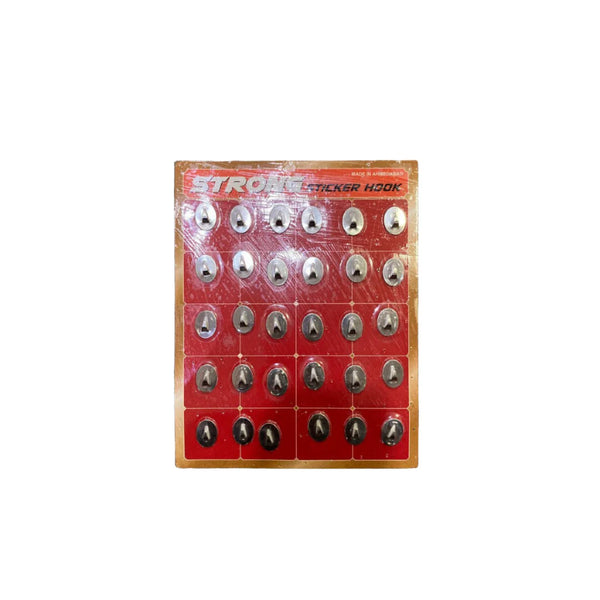 AM0628 ST09 30pc Strong Sticker Hooks