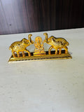 AM0361 Golden Plated Elephant Kankavati with Ganesha