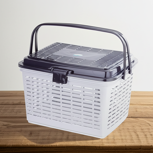 AM5722 JOYO Plastic Storage Family Big Basket -Multicolor (Pack of 1)