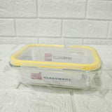 Di0008 Cello Fit & Fresh Clip-O Rectangle Glass Storage Container - 640ml