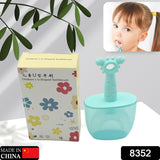 8352 Toothbrush- U Shape Portable Silicone Teeth Brush Clean 360 Degree Cleaning Suitable For 2-6 Years