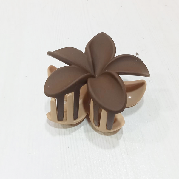AM5619 Jumbo Flower Hair Claw Clips For Women/Girls (Pack of 1 Pcs, Multicolour)