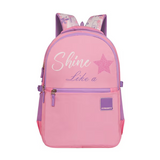 AM5555 Priority Pink and purple graphic fashion backpack - School Bag For Kids