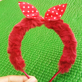 AM1039 Fancy Headband For Kids Girls Fur 1 Piece