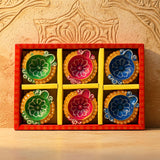AM0208 Handmade Decorative Diyas For Diwali Decoration (6 Pcs)