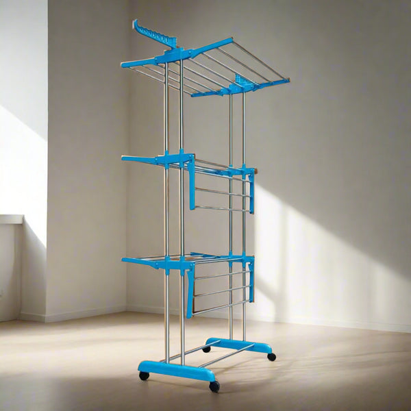 AM5608 UMA Modular 3 Tier Cloth Drying Stand Rack - Adjustable Cloth Drying Rack for Indoor,Outdoor