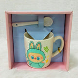 AM6249 Labubu Ceramic Mug and Spoon Set