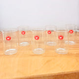 AM5374 Shine Max Glass Borosilicate Glass Microwave Safe Juice Glass (Set of 6 Pcs)