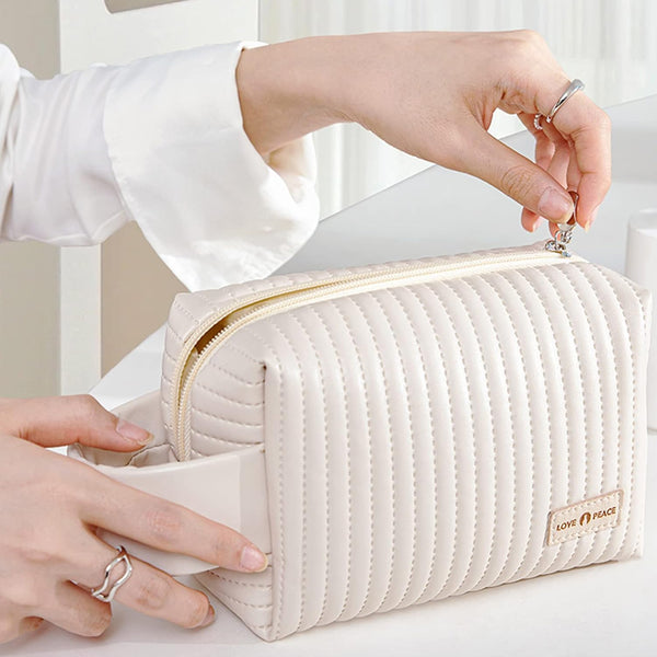 AM5439 Cosmetic Makeup Bag Portable Travel Toiletry Storage Pouch For Women Fashion Zipper Makeup Brush Bag