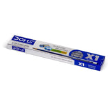 AM5505 Doms X1 X-Tra Super Dark Pencils 1 Pack - 10 Pencils - 1 Eraser + 1 Sharpener + 1 Protective Cap Free