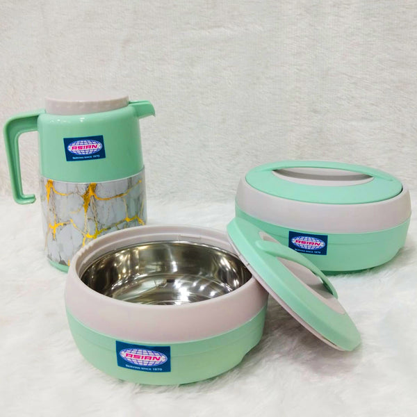 AM6177 Asian Java Meal Combo – Insulated Water Jug & Casseroles Set