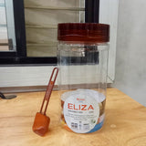 AM5800 Royal Eliza Transparrent Container Jar Set of 2 - 2500 ml