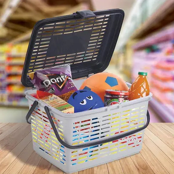 AM5722 JOYO Plastic Storage Family Big Basket -Multicolor (Pack of 1)