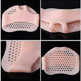6057 Silicone Gel Half Toe Sleeve Pads (1Pair)