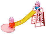 AM3166 Amusement Park With Peppa Pig Family 4 Pcs Figurines