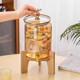 AM5390 Shine Max Glass Juice Dispenser - Gold, 3.6L