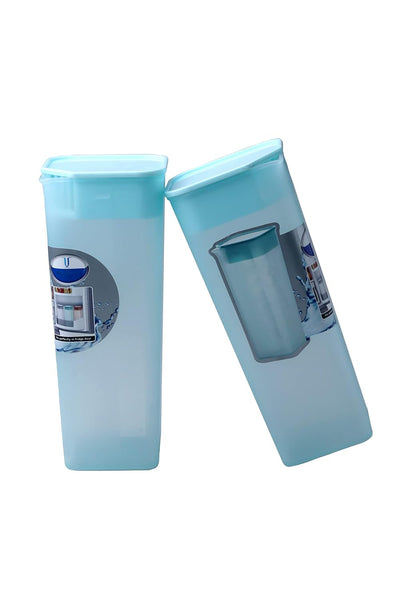 Am0501 Aqua Food Grade Fridge Square Water Bottle Set Of 2